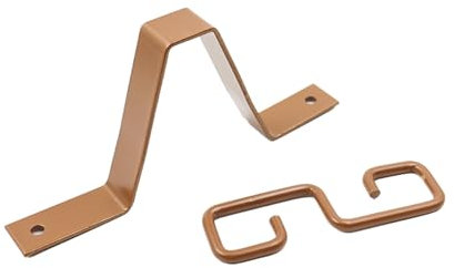 Namvo Rain Chain Clip For Gutter Adapter V Style Copper Chimes Downspout Holder Connector Hook Rain Chain Water Diverter Accessories Gold