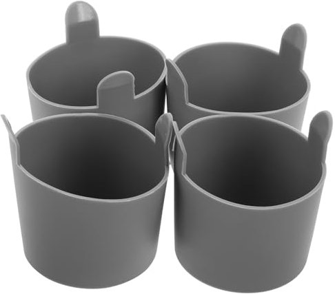 DIYEAH 4pezzi Stampi Per Uova in Silicone Antiaderenti Per Friggitrice Ad Aria Resistente Alle Alte Temperature Facili Da Pulire in Lavastoviglie Per Uova in Camicia e Dolci Al Vapore
