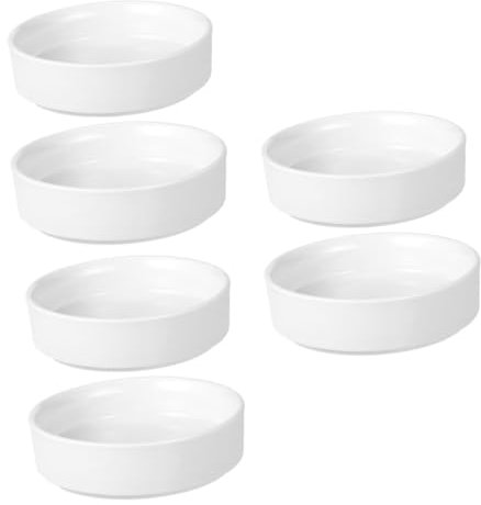 TOYANDONA 6pièces Coupelles Céramique pour Plantes sous-Pots Résistants pour Fleurs pour Intérieur Et Extérieur Pratiques Et