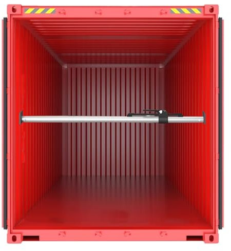 Adjustable Aluminum Cargo Bar & Load Stabilizer for Trucks, Van, Trailer & Pickup - 2 Pack, Ratcheting Support Pole for Cargo Restraint