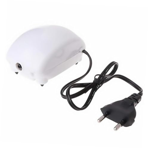 Supvox 1 Satz Aquarium Sauerstoffpumpe Luftpumpe mit Schlauch Luftsteinen Effiziente Belüftung für Fischtanks Leise und Langlebig für Aquarien und Fischhaltung