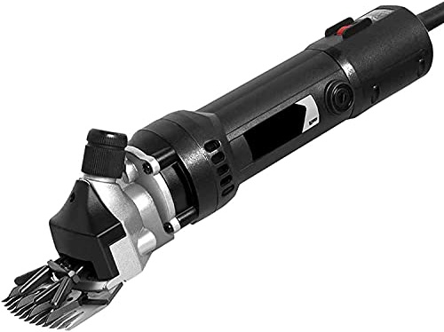 ZJFHEYUO Tondeuse électrique 750 W pour Chevaux, 6 Vitesses, pour Moutons, chèvres, Laine, réglage, Lame Droite 13 Dents, Portable