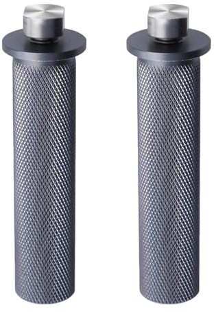 2 Pieces Woodworking Bench Dogs Aluminum Alloy Table Planing Stop Bench Dogs for 20mm Dog Hole