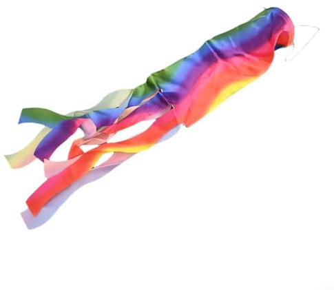 Windsock Flag 140cm Long with Vivid Color Streamers, for Outdoor Garden Decor, Festival Celebrations, Parties, Camping, Caravan Trips, Sports Activities and Home Decoration(70cm)