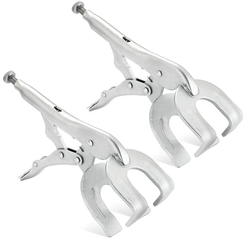 DASBET 9 Locking Pliers | 2 Pack Metal Welding Clamp, Vise Grips Quick-Lock Release for Easy Removal, Vise Grip Pliers
