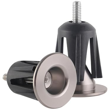 HUAJINGKEJI Lenker-Endkappen aus Aluminiumlegierung, 1 Paar, für die meisten Rennradlenker, Griffstopfen für Fahrräder