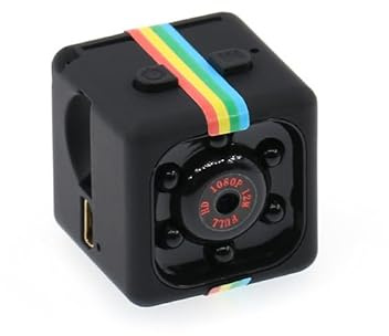 Actionkamera, SQ11 Minikamera 1080P HD Bärbar DV Infraröd Nattseende Utomhus Sportvideokamera for Hem- och Resinspelning,för cykling,motorcykel(Black)