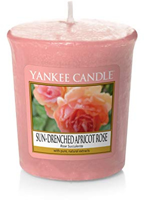 Yankee Candle Samplers Votivkerzen, Wax, Sun-Drenched Apricot Rose, 4.6 x 4.8 x 1 cm
