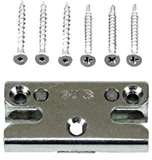 GU Pilzkopf Schließblech Schliessplatte 9-39950 Gr. 06 oder auch 9.39950 06 (6-30495-07-0-1) incl. SN-TEC Montagematerial