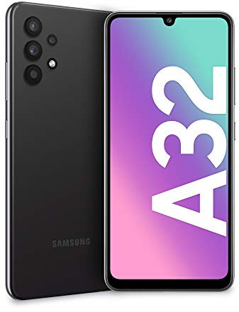 2021 Samsung Galaxy A32 Dual SIM, 128GB, 4GB RAM, Awesome Black (Renewed)