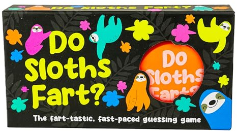 Do Sloths Fart? Fun Fast-Paced Guessing Game - Fart-tastic Family Board Game with Fart Sound Buzzer