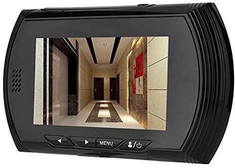 Cámara de Seguridad con Timbre con Pantalla a Color TFT de 4,5 Pulgadas, Gran Angular, sin Función de Molestia, para Seguridad en el Hogar