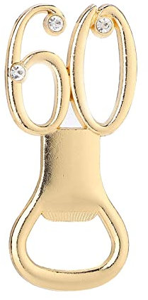 Apribottiglie con Numero, 30 40 Regalo per Festa del 60° Compleanno o Forniture per Feste di Anniversario di Matrimonio, Apribottiglie per Birra in Lega con Confezione Regalo,(24 pezzi 60)