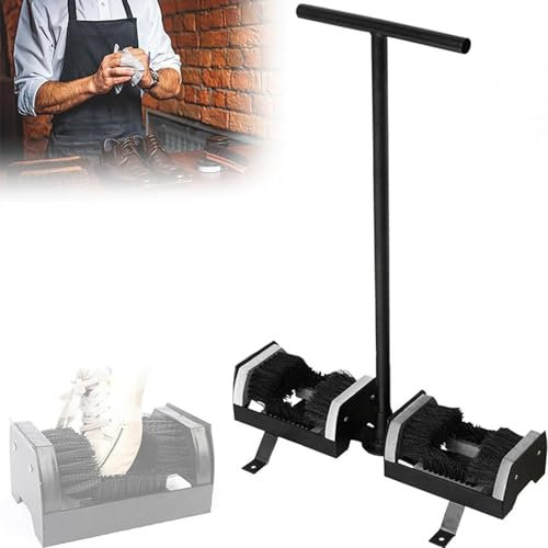 Schuhabstreifer,Schuhschaberbürste,Robuster Schuhabtreter Mit Rundum-Bürste,Schuhabstreifer Aussen,Schuhbürste Grober Schmutz, für Haustür,Eingang,Garten