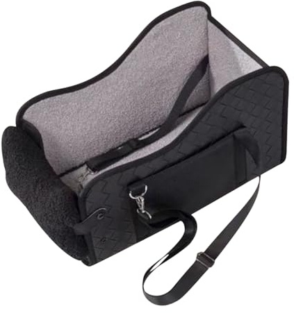 Siège Auto pour Petit Chien - Siège Voiture pour Chien Jusqu'à 6kg - Coussins Rehausseurs Pliable Et Portable pour Pique-Nique Déplacements