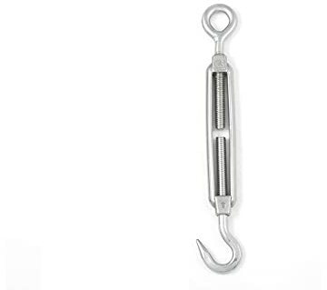 Tenditore occhio - gancio DIN 1480 - M16 acciaio zincato