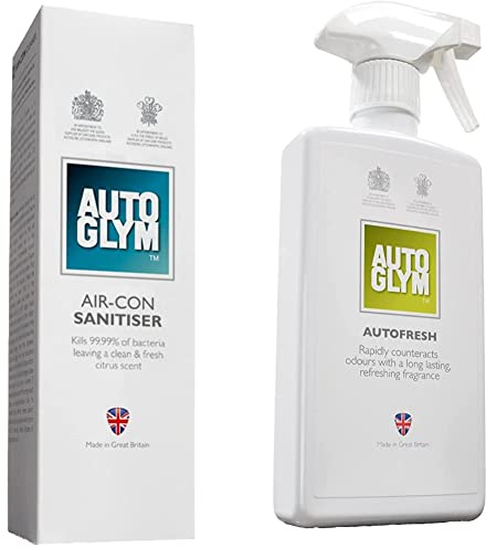 Autoglym Air-Con Sanitiser, 150ml & Autofresh, 500ml
