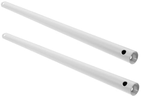 SEWOART Verlängerungsstange für Deckenventilator 2er-Pack Metallstange für Deckenventilator-Ersatzteile einfach zu installieren