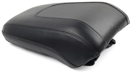 Cnthan7 1pc Rear Seat Passenger Pillion Cushion Pad PU Leather Black For Harley Fat Boy FLFB 114 FLFBS 2018+ Motorbike