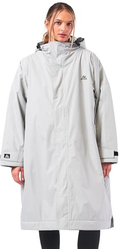 Unisex Outdoor Changing Robe Long Sleeve Coat Windproof & Waterproof Robe with Hood For Beach Wild Swimming Surfing & Walking Oversized Quick Dry
