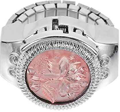 Holibanna Ringuhr scchöne bescherung schöe bescherung Praktische Schmuckuhr entworfene Uhr Mann armbanduhr herren Smartwatch einzigartige Uhr ringförmige Uhr Zinklegierung Blue