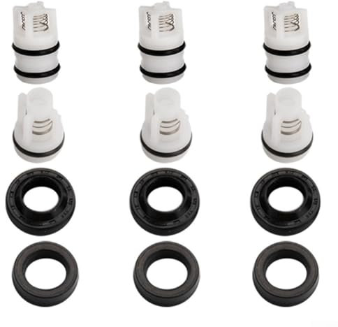 Kit de réparation de rondelle de pompe pour machines de nettoyage domestique 220 V avec joint et composants de valve (quatre coins)