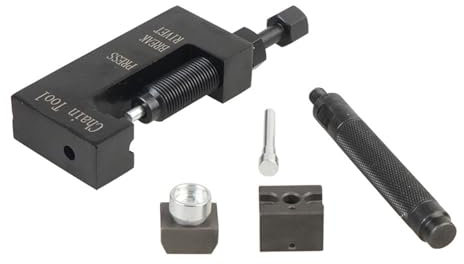 TENYELE Motorrad Kettenbrecher Werkzeug 08-0470 Kettenschneider Nietzange Set Nietwerkzeug Motorrad Dirt Bike Kettenbrecher