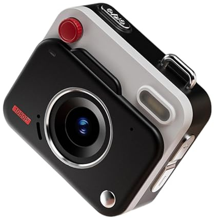 Appareil photo numérique vintage 12 MP vidéo 1080p 44 g ultra-portable pour photographie de voyage et d'extérieur