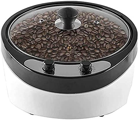 1800 W Tostador De Café En Grano Tostador De Café Bevel Design Con Ajuste De Temperatura Máquina De Cafés De Cereales Adecuado Para Repostería Doméstica Gran Capacidad 800 G