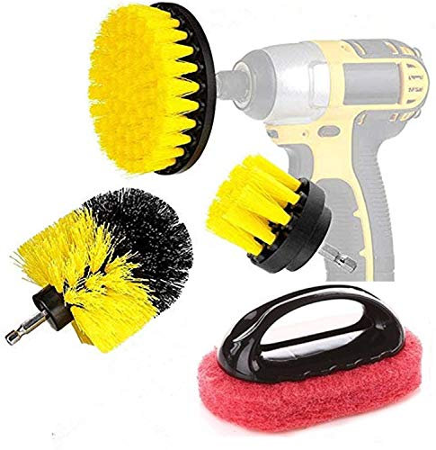 Juego de limpieza para superficies de cocina, bañera, ducha, azulejos y lechada, multiusos