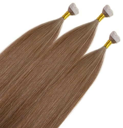 hair2heart Premium Mini Tape Extensions Echthaar - 12 Tapes 40cm Honigblond