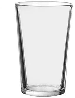 Vaso de Cristal Caña Lisa 200ml – Set 6 Unidades – Vasos Económicos Transparentes para Cañas