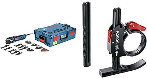 Bosch Professional 0601231001 Multi-Tool GOP 40-30 mit 16 tlg. Zubehör-Set, 400 Watt, Starlock, L-Boxx, W, 230 V & Tiefenstopp Expert, 2608000590