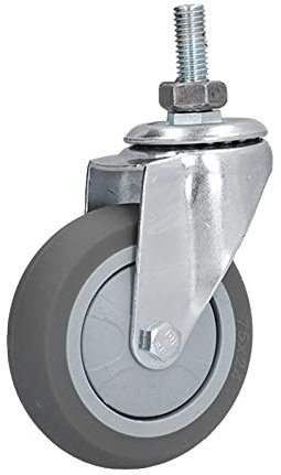 Rotelle con stelo, ruote industriali di sicurezza per ripiani per apparecchiature mediche(Nessun freno)