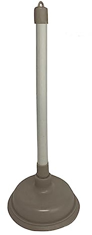 Best House Toilet Plunger Unblocker Heavy Duty with Plastic Handle Strong Suction Performance Tool to Easily Clear All Bathroom Blocked Ideal for Toilet, Kitchen Sink Drain, Bathroom Shower Tub (1 PC)