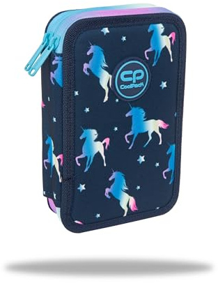 Coolpack F066670, Mäppchen JUMPER 2 BLUE UNICORN, Blue