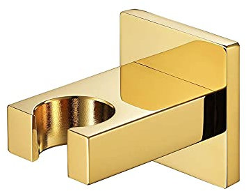 Pommeau de Douche Puissant, Support de pommeau de Douche en Or Titane Support de Support de Douche Mural Support de Douche carré
