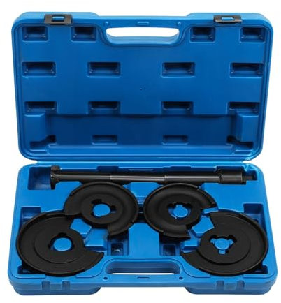ACLONG 5pcs Suspension Coil Spring Compressor Telescopic Repair Tools Set Universal Compatible with Mercedes Benz W126 W124 W210