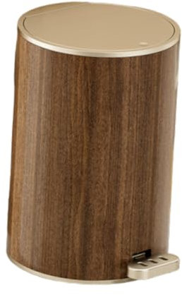 F Fityle Poubelle de salle de bain avec couvercle, corbeille à déchets, poubelle à pédale pour toilettes, 12l