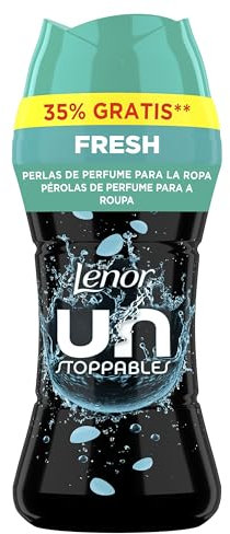 Lenor UNstoppables Perlas de Perfume para la Ropa, 133 Lavados (6 x 270g), Suavizante con Fragancia Fresca, Potenciador de Frescor