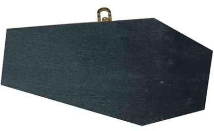 Urna Cenizas Perro Pequeñas Medianas Mini Madera para Mascotas con Tapa Abatible (Black,15.5X8.5X4.7cm)
