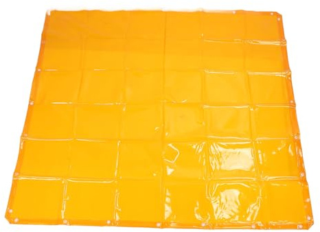 WALFRONT Welding Curtain Screen 5.7x5.7FT Orange Excellent Guard for Sparks and Splatter for Various Work Environments