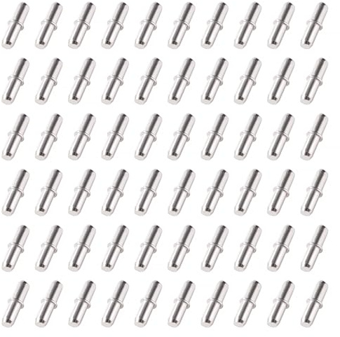 YIXISI 60 Stücke 20x5 mm Bodenträger mit Ring, Bodenträger Regalbodenträger, für Küchenschrank Bücherregalmöbel
