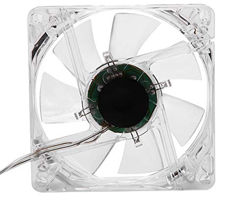 Case Cooler Fan 2Pcs 80mm Computer Case Fan USB LED Colorful Light PC Computer CPU Coolingfan for CPU Brushless Axialradiator