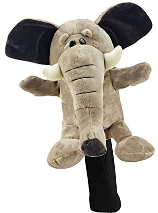 Fiocias Golf Club Headcover Accesorio Protector de Cabeza de Palo de Golf en Forma de Animal Funda para Driver Cubierta para Madera Hecho de Felpa Suave