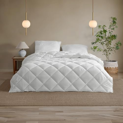 Samthus Diamant Bettdecke 220x240cm aus weicher Mikrofaser Ganzjahresdecke | Oeko-Tex & Dermatest zertifizierte Steppdecke - atmungsaktive Zudecke mit innovativer Steppung - Schlafdecke - Blanket