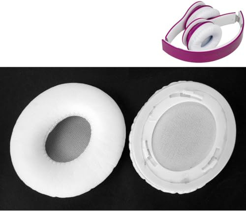 V-MOTA Ear Pads Compatible with Beats SOLO 1.0 & Monster beats solo & Beats Solo HD headphones,Replacement Cushion Repair Parts (1 pair) (White)
