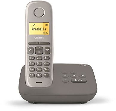 Gigaset AL170A Solo Schnurlostelefon DECT/Gap Anrufbeantworter, Taupe