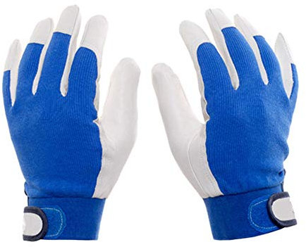 FAMLYJK Gants De Soudage, Gant en Cuir Résistant À La Chaleur pour Soudeur Tig/Griller/Barbecue/Four/Cheminée/Poêle À Bois (2 Paires)