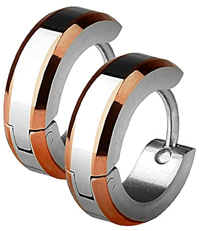 Mianova Creolen Edelstahl Bicolor